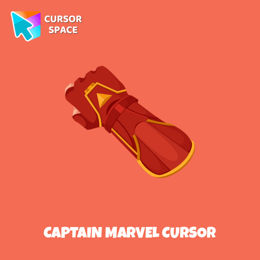 Captain Marvel cursor arrow cursor